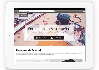 Diseño web Álbum La Comercial