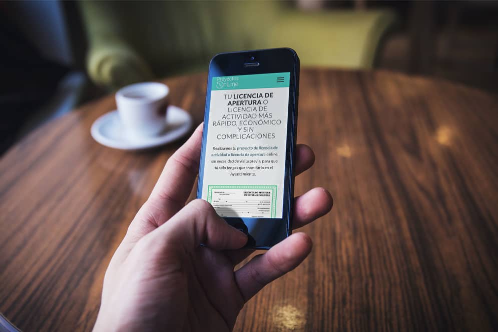 Web app: Licencias de actividad online